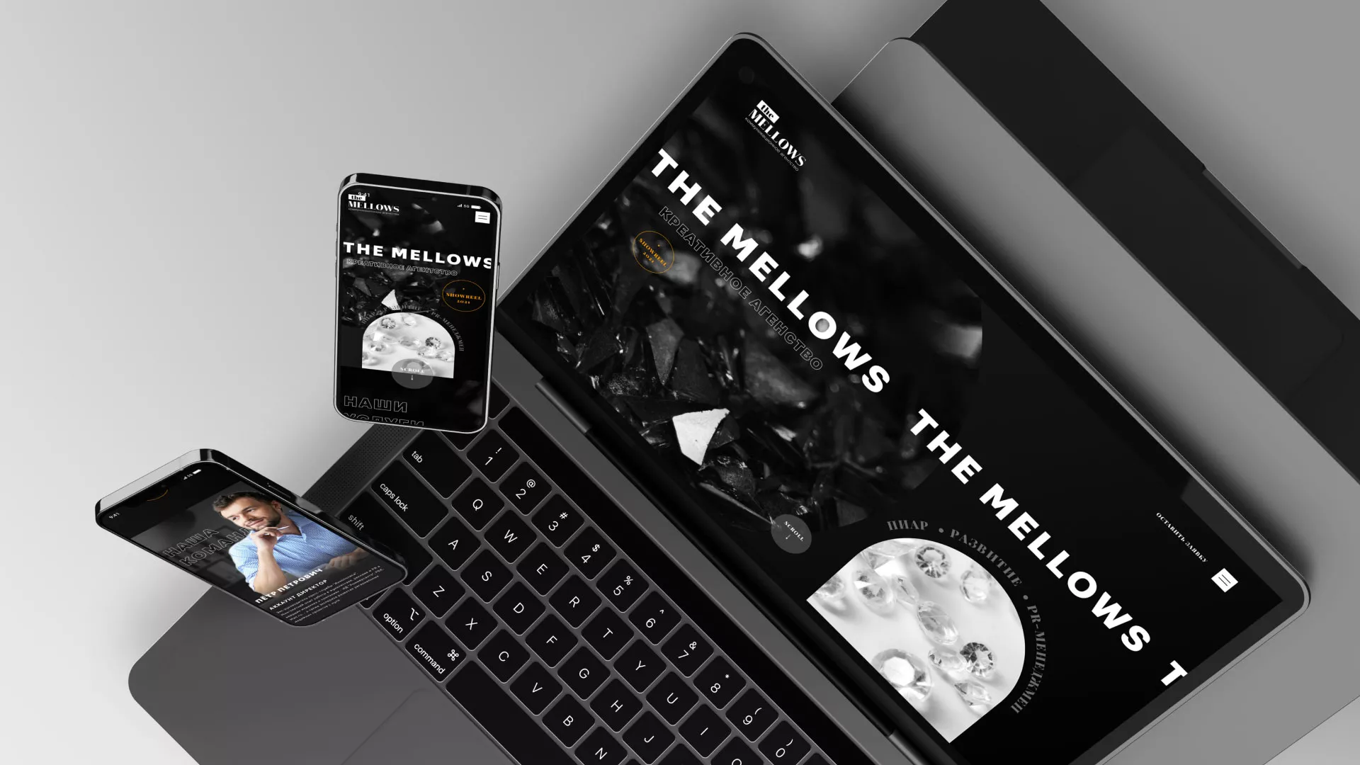Разработка сайта креативного агентства «The Mellows» в Кольчугино