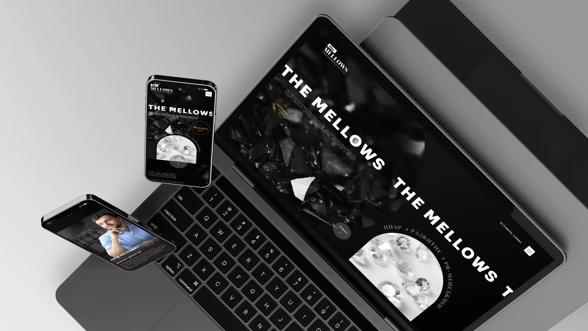 Разработка сайта креативного агентства «The Mellows» в Кольчугино