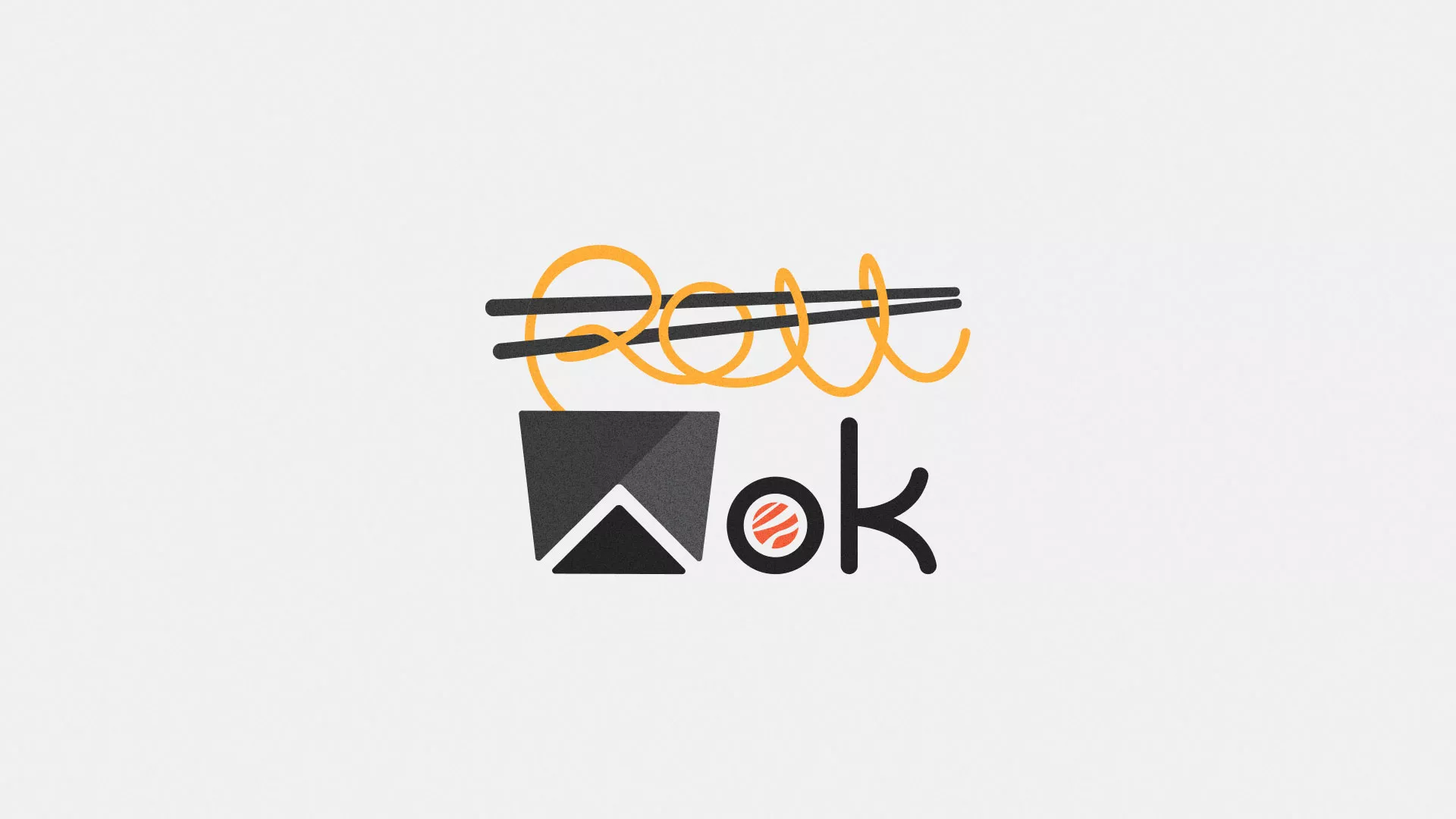 Разработка логотипа в Кольчугино для суши-бара «Roll Wok Club» Разработка логотипа в Кольчугино для суши-бара «Roll Wok Club»